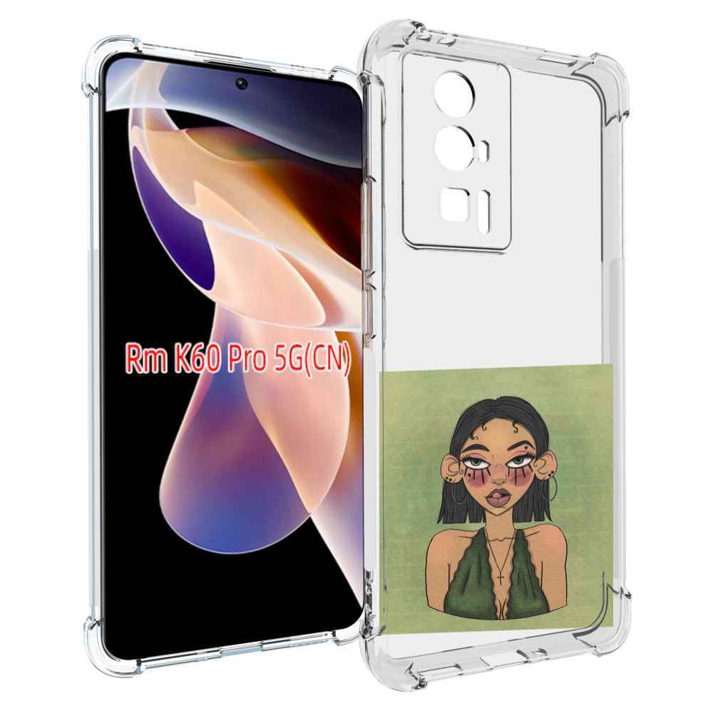 

Чехол MyPads девушка-с-каре-и-тату для Xiaomi Redmi K60 Pro, Прозрачный, Tocco