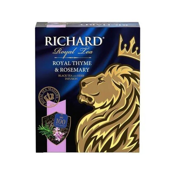 Чай Richard Royal Thyme & Rosemary чёрный ароматизированный 100 сашет