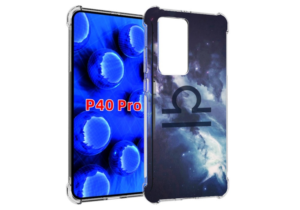 

Чехол MyPads знак зодиака весы 5 для Huawei P40 Pro противоударный, Прозрачный, Tocco