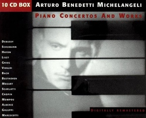 

Arturo Benedetti Michelangeli - Piano Concertos and Works, 10 CD