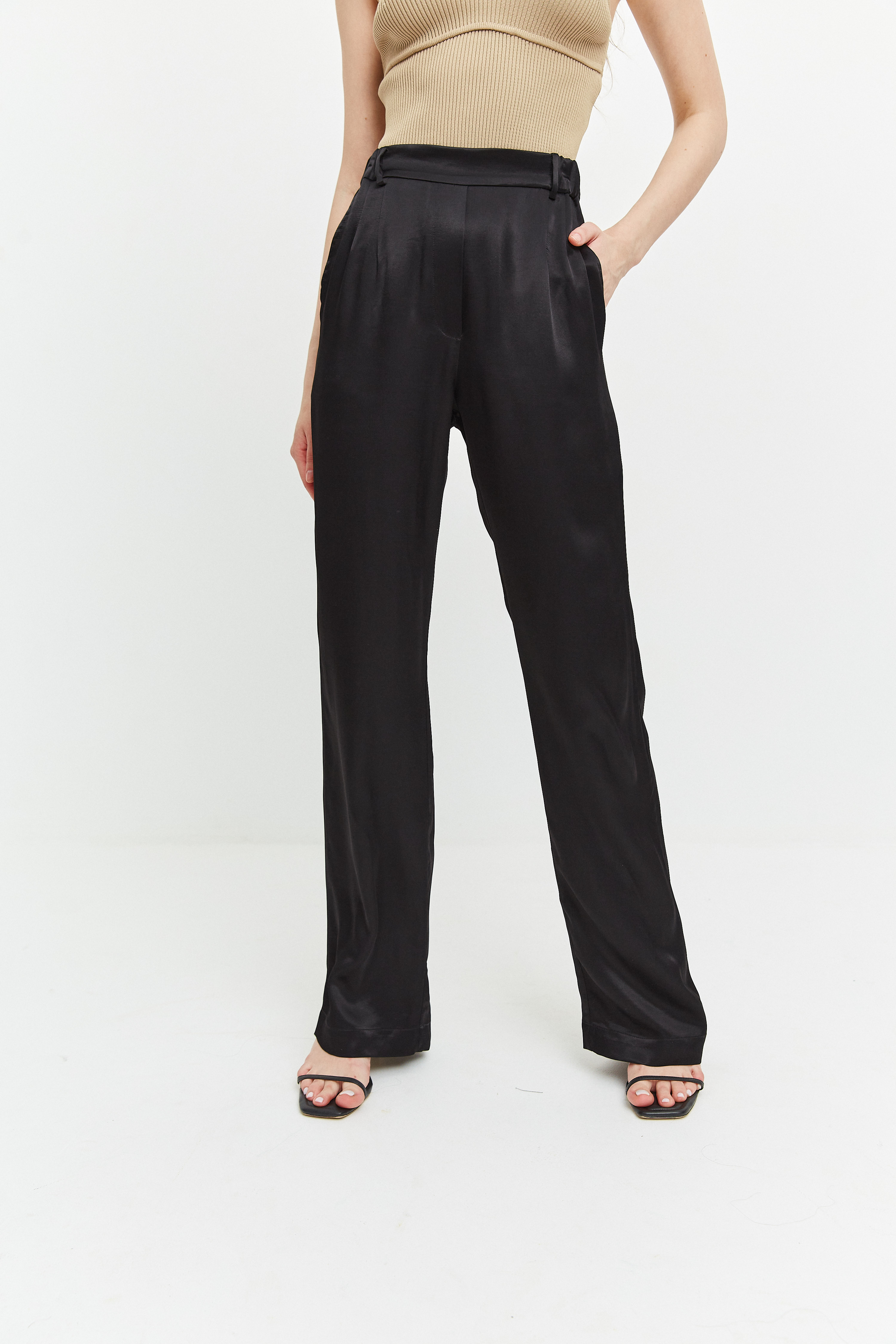 Брюки женские TO BE ONE WAPE-1 черные 42 RU