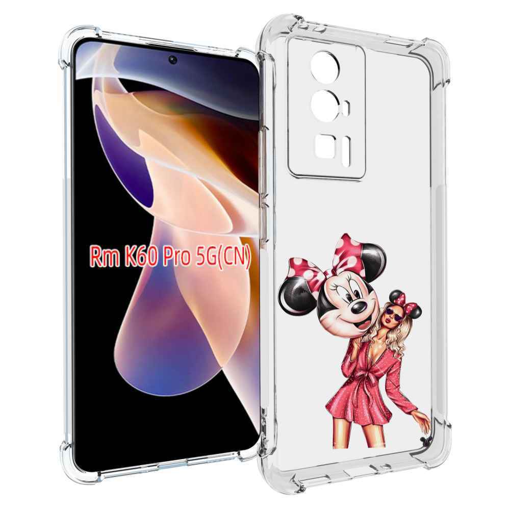 

Чехол MyPads девушка-с-шариком женский для Xiaomi Redmi K60 Pro, Прозрачный, Tocco