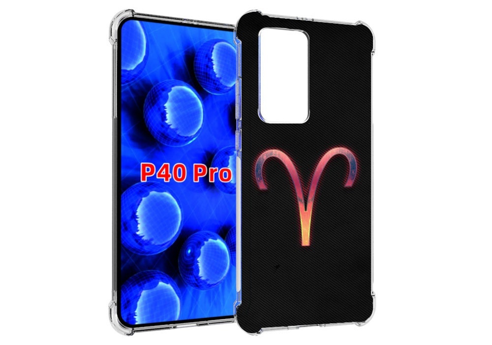 Чехол MyPads знак зодиака овен 1 для Huawei P40 Pro противоударный