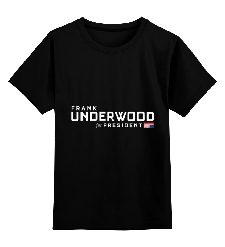 

Футболка детская Printio Frank underwood цв. черный р. 116, Frank underwood