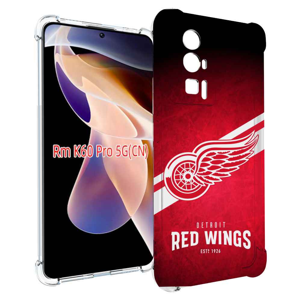 

Чехол MyPads детриот ред вингс мужской для Xiaomi Redmi K60 Pro, Прозрачный, Tocco