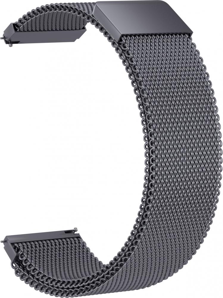 

Ремешок металлический GSMIN Milanese Loop 22 для Huawei Watch GT 2 46мм (Серый)