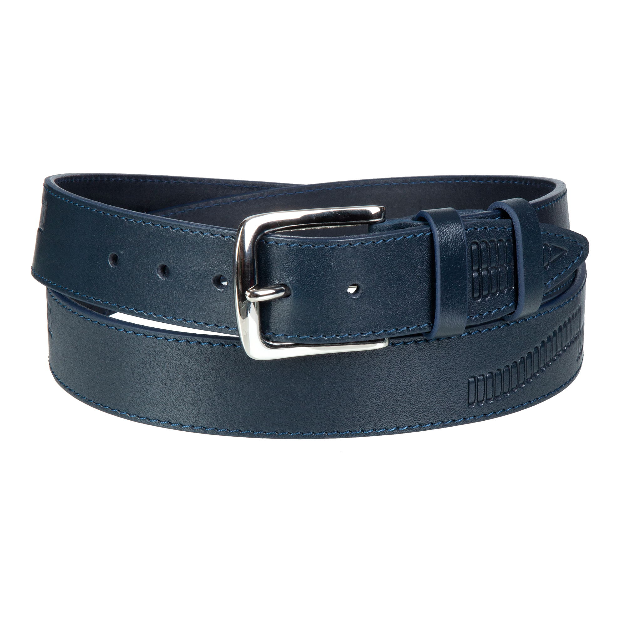 

Ремень унисекс Sergio Belotti 1018/40 navy, 1018/40