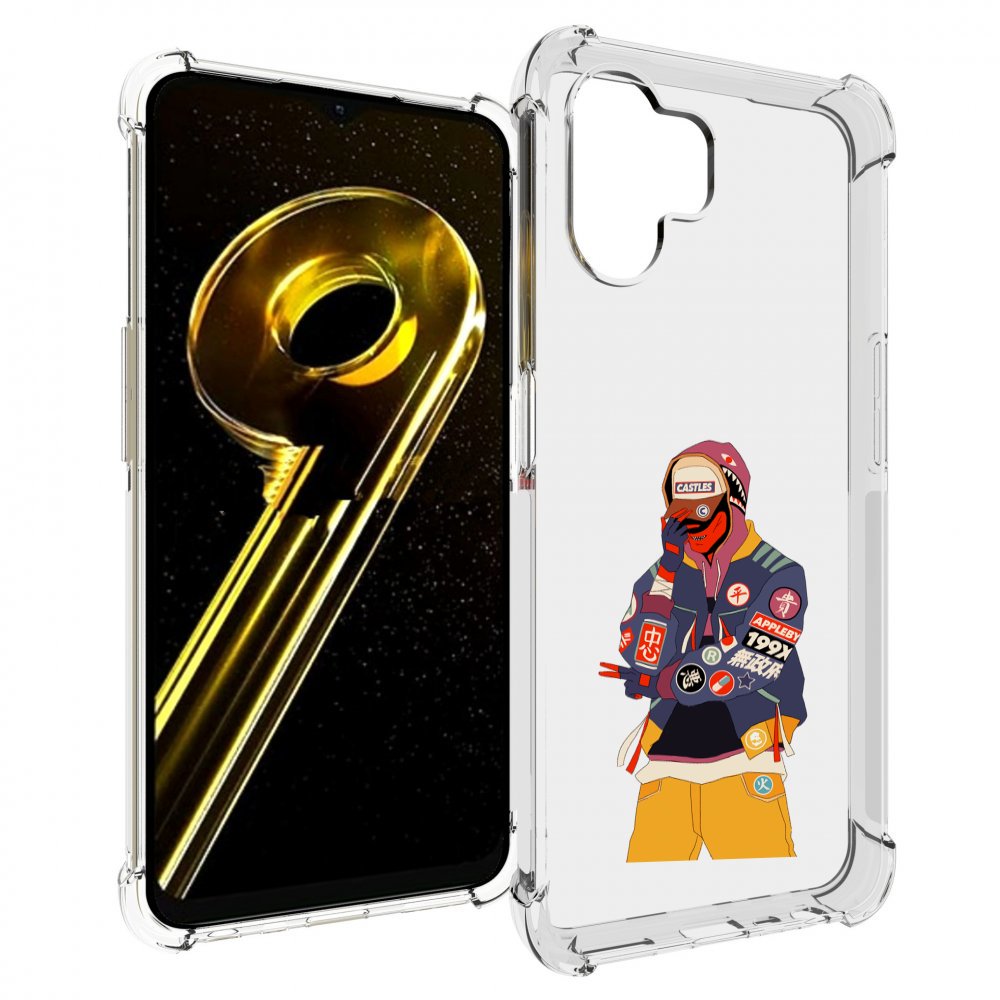 

Чехол бампер MyPads модник для Realme 10 5G противоударный, Прозрачный, Tocco