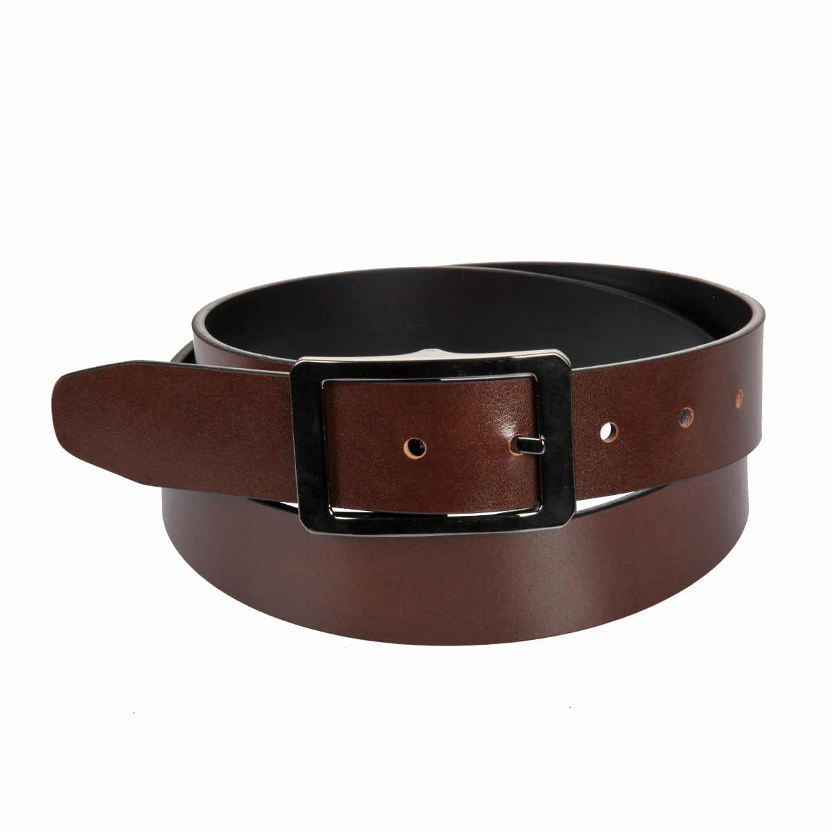

Ремень мужской Miguel Bellido 4896/35 0225/09 black/bro, 4896/35 0225/09