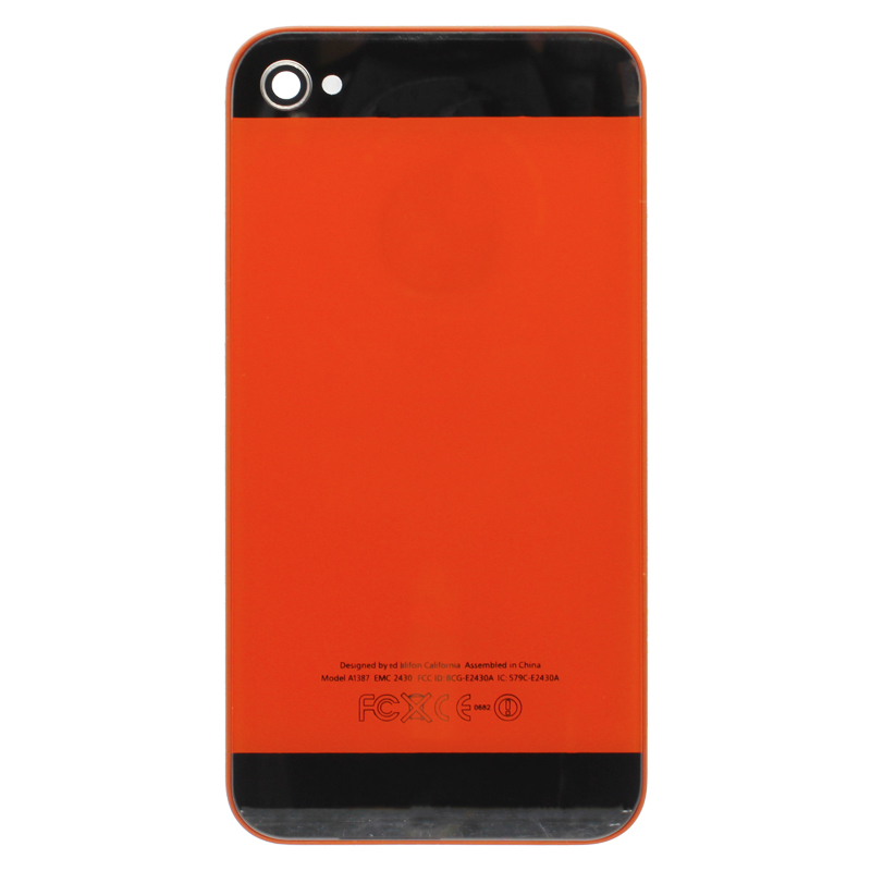

Задняя крышка BaseMarket для Apple iPhone 4 (оранжевая)