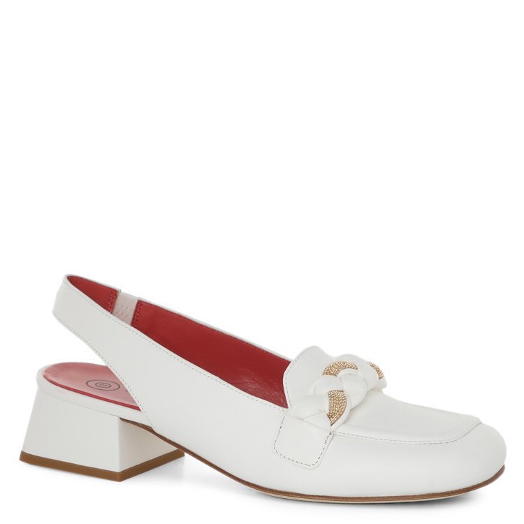 

Туфли женские Pas De Rouge 3951 белые 40 EU, 3951