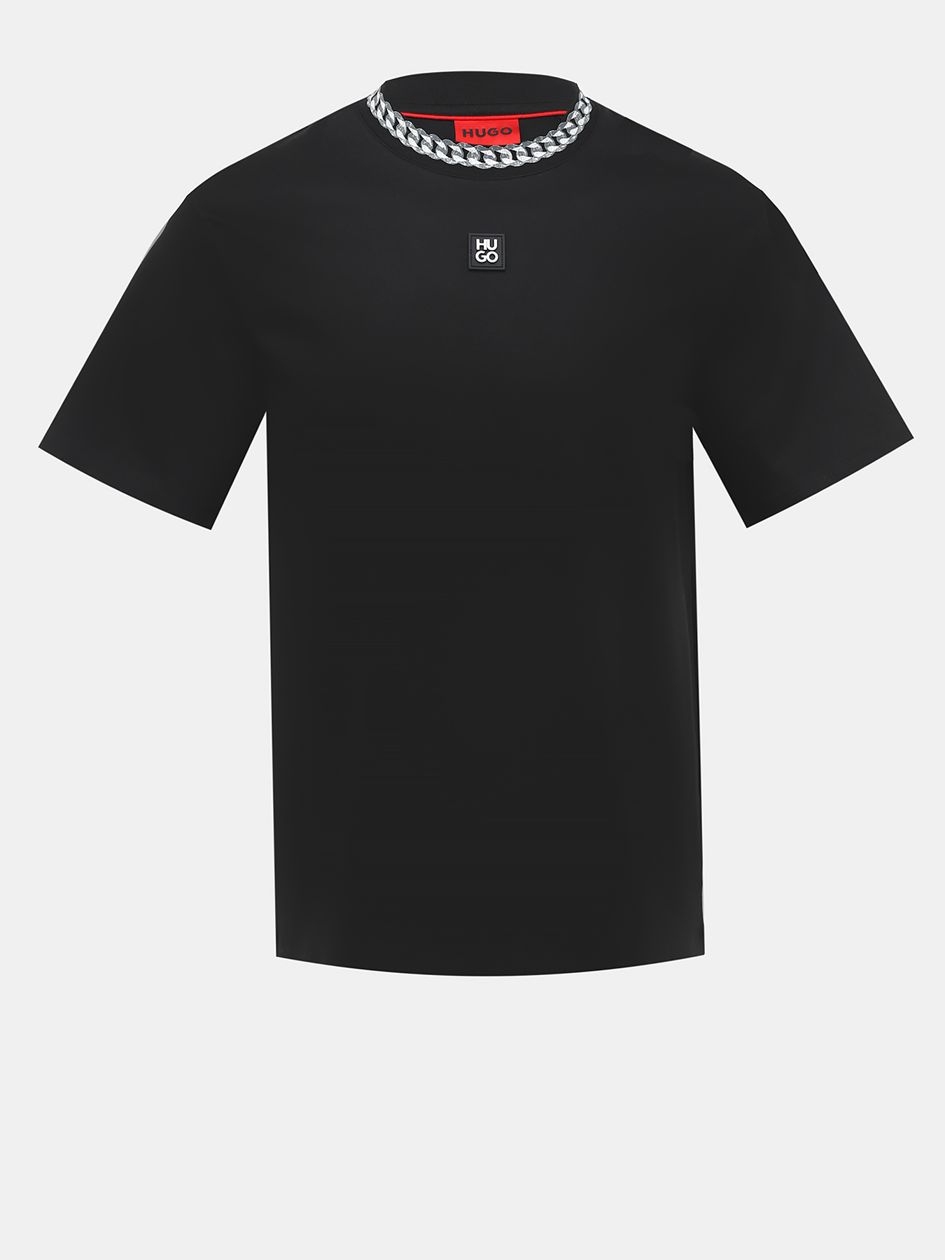 

Футболка мужская HUGO BOSS 477070 черная 48-50 RU, Черный, 477070