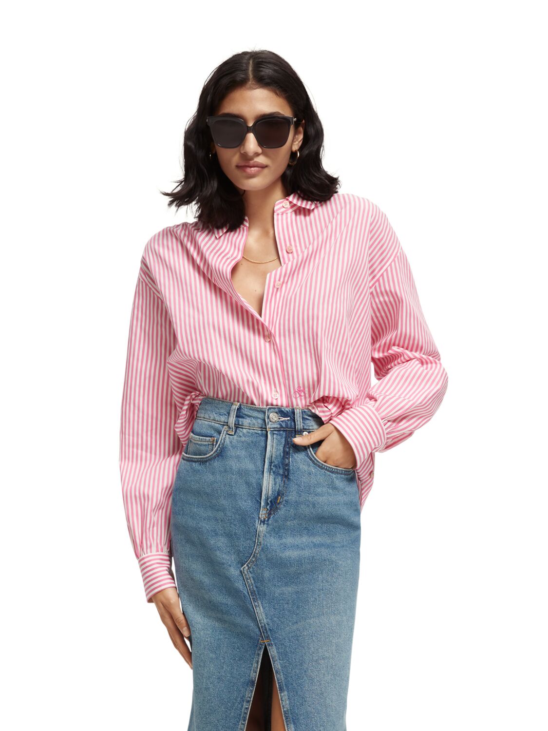 

Рубашка женская Scotch & Soda 165846/0605 разноцветная XS, 165846/0605