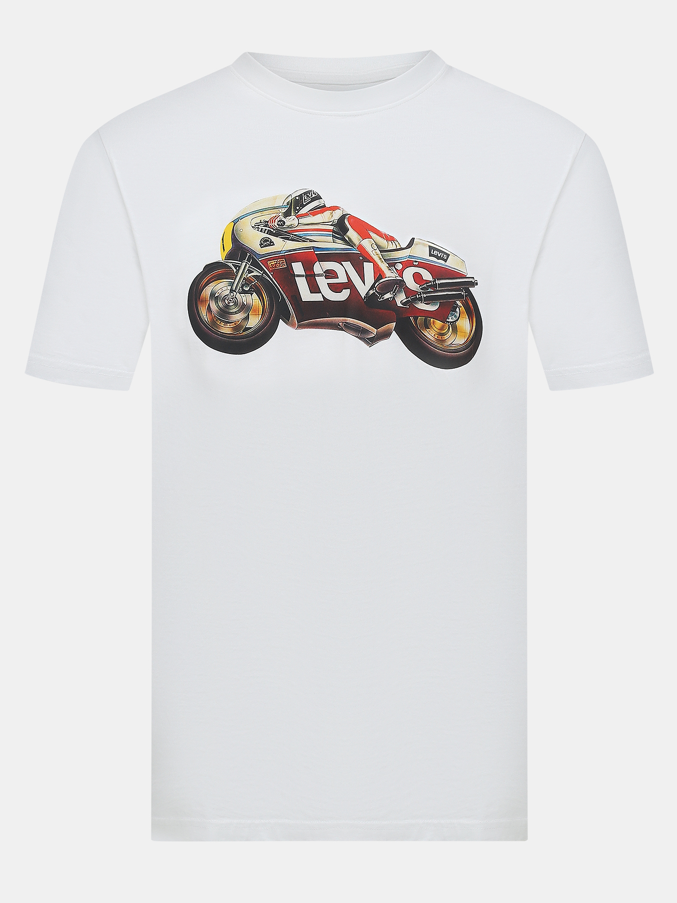 

Футболка мужская Levi's 477218 белая 50 RU, Белый, 477218