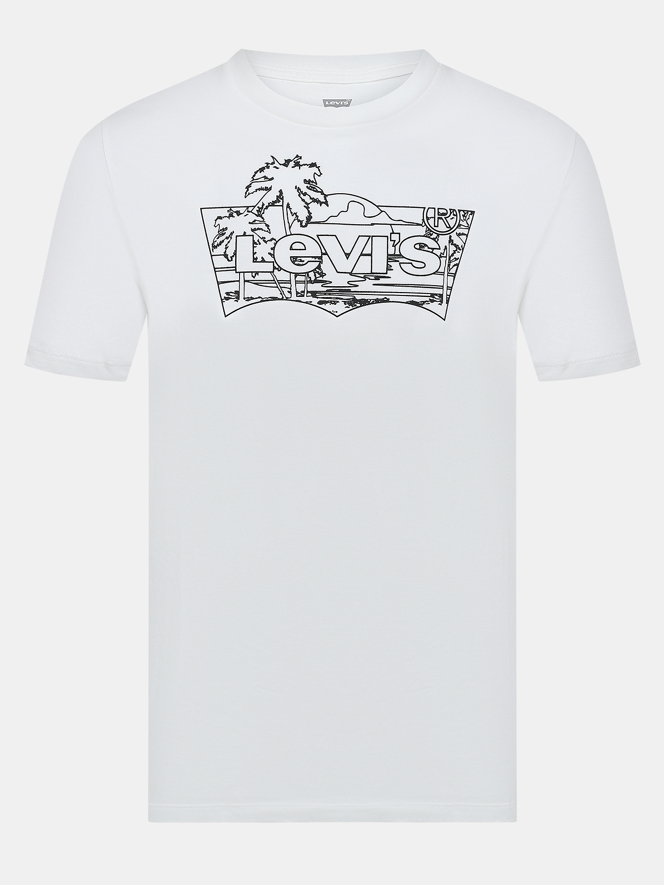 

Футболка мужская Levi's 477221 белая 46 RU, Белый, 477221