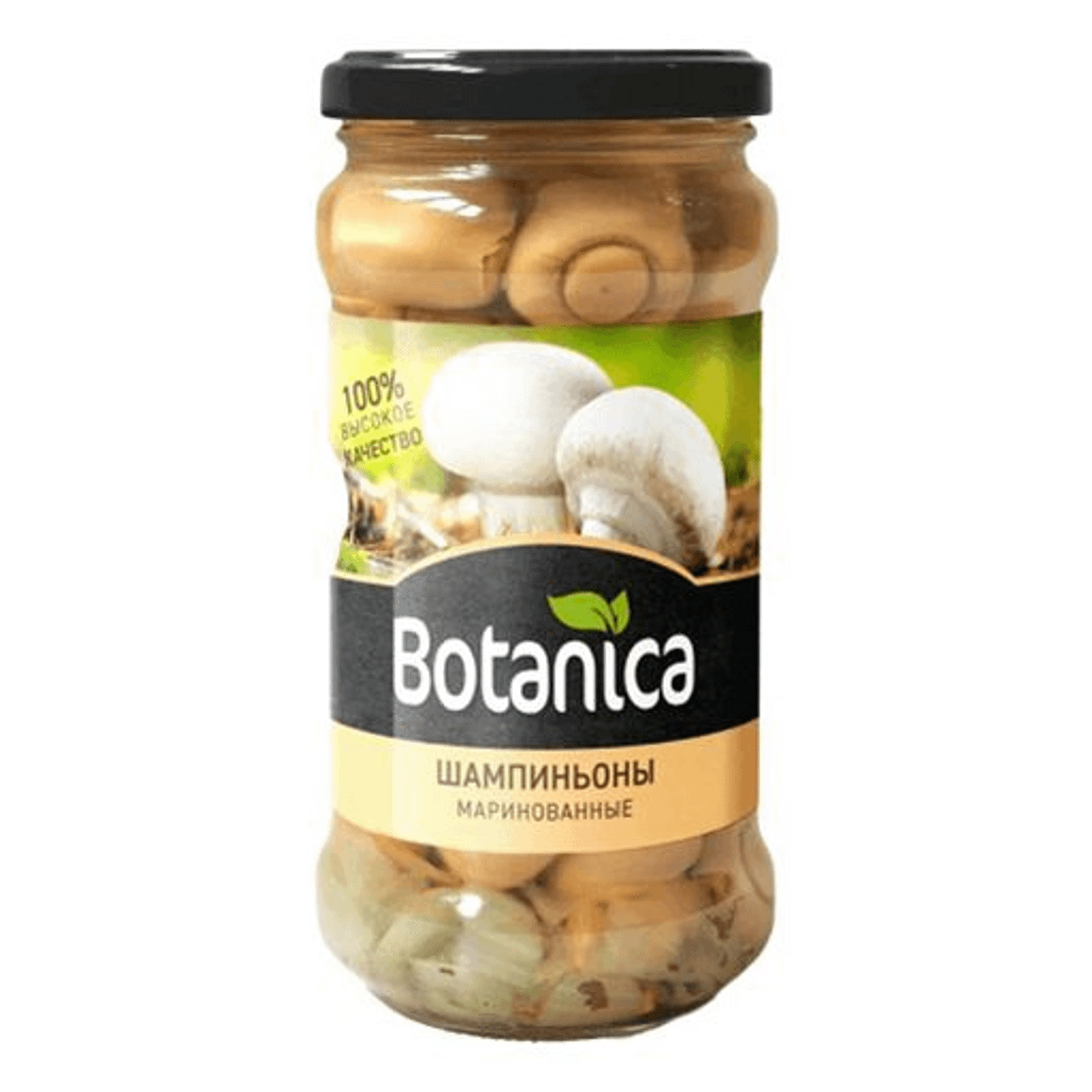 Шампиньоны Botanica целые маринованные 370 мл