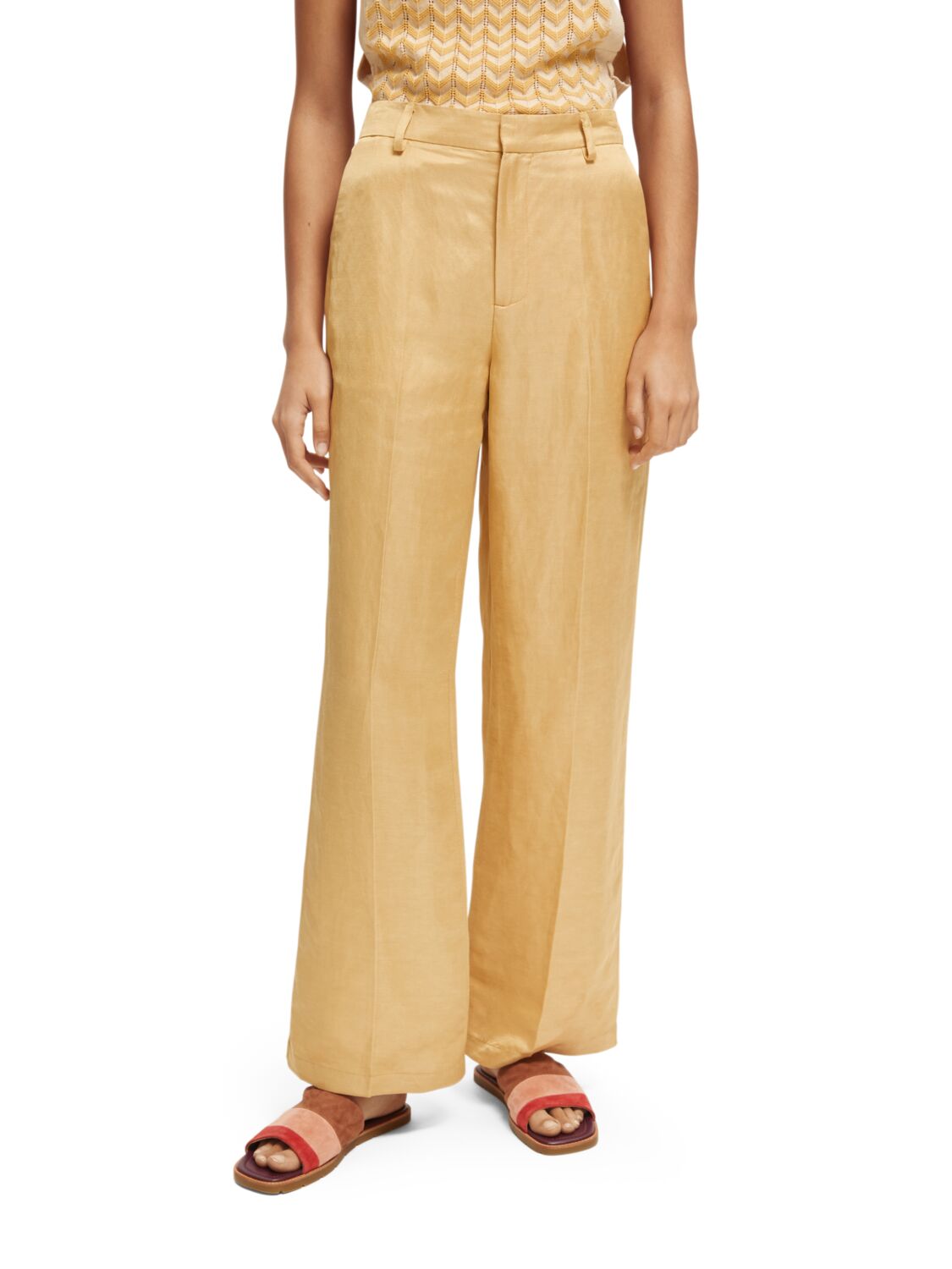 

Брюки женские Scotch & Soda 166118/0136 бежевые 27, 166118/0136