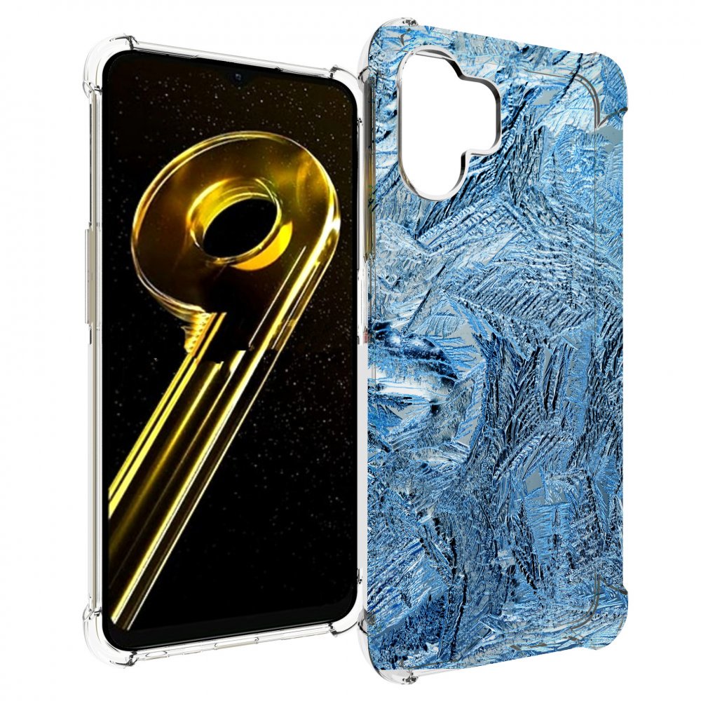 

Чехол бампер MyPads обледенение для Realme 10 5G противоударный, Прозрачный, Tocco