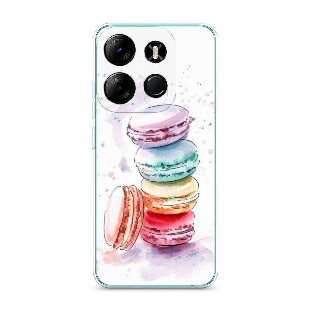 

Чехол Awog на Tecno Spark Go 2023"Пирамидка макарони 2", Желтый, 3103750-10
