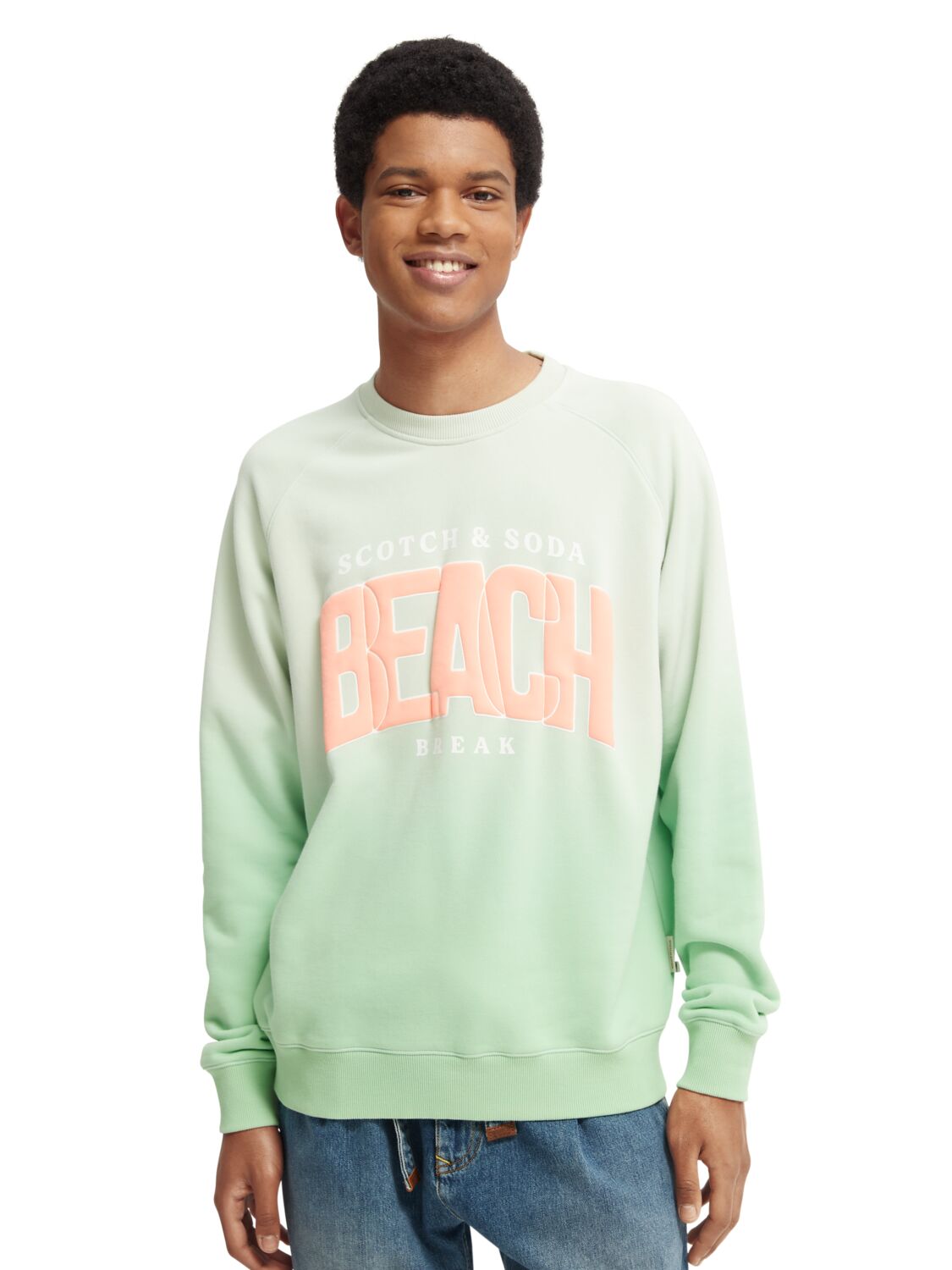 

Свитшот мужской Scotch & Soda 166044/0108 зеленый M, 166044/0108