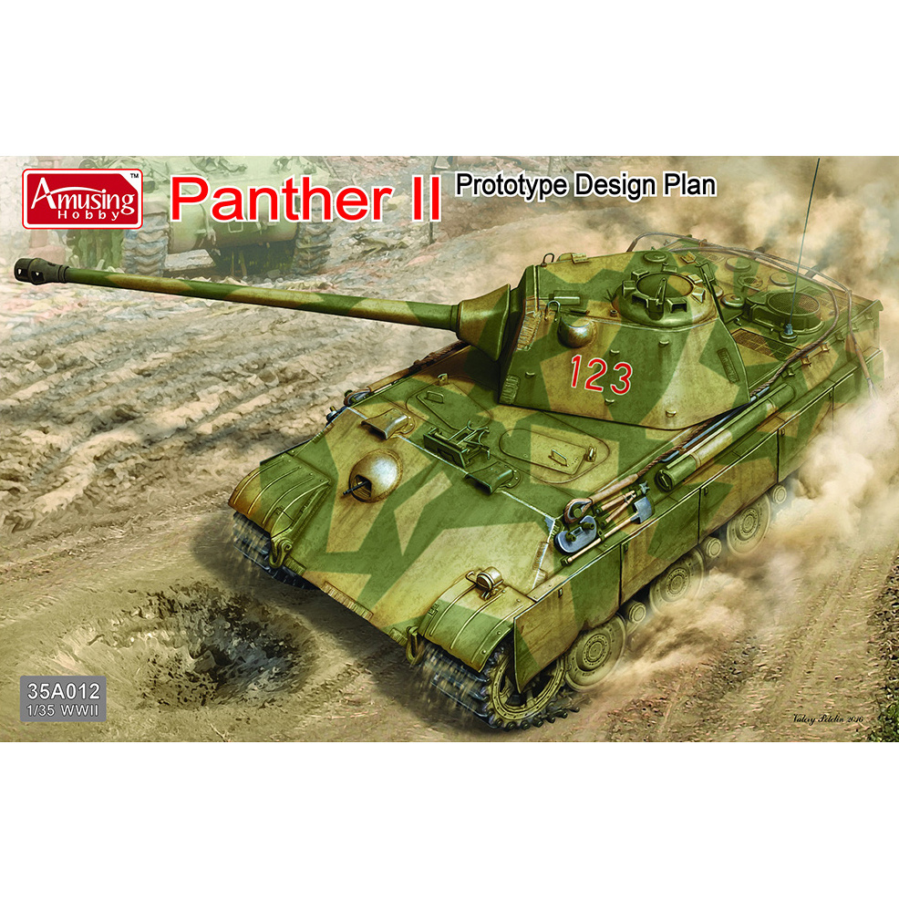 

Сборная модель Amusing Hobby 1/35 Panther II Prototype Design Plan 35A012