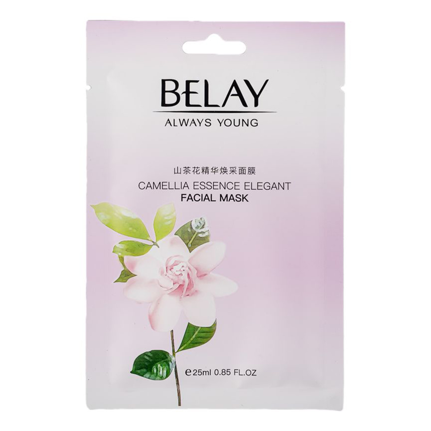 

Маска для лица Belay camellia Essence Elegant Facial mask тканевая увлажняющая 25 мл