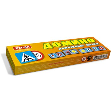 

Домино № 8 Дорожные знаки , 19x6x2 см