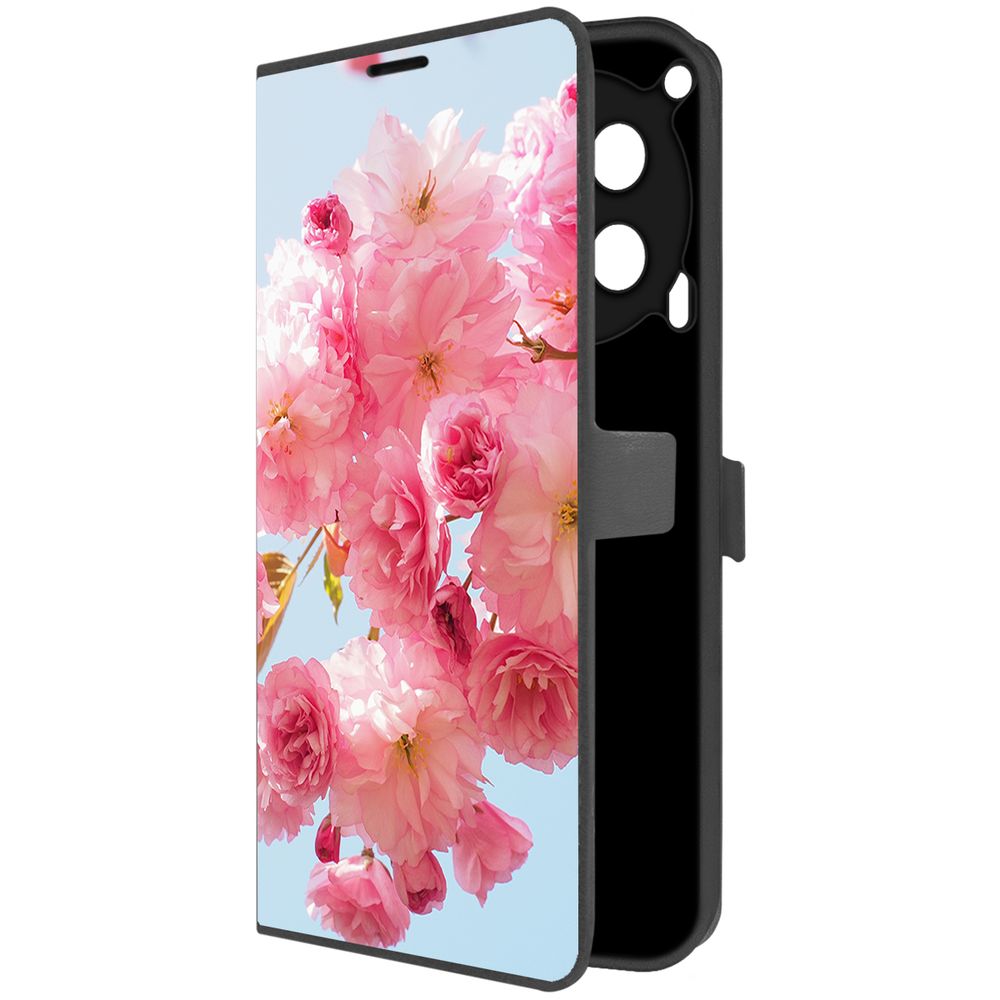 

Чехол Krutoff для Tecno Camon 30 Сакура, Черный