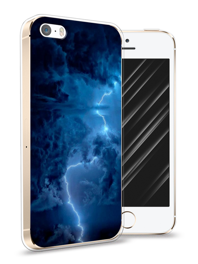 

Чехол Awog на Apple iPhone 5 / Айфон 5 "Молния", Разноцветный, 10350-4