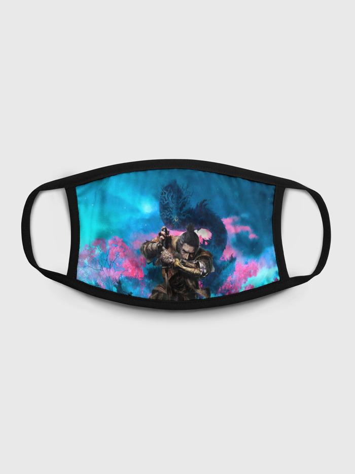 

Многоразовая маска унисекс Burnettie Sekiro Shadows Die Twice, Разноцветный, Sekiro Shadows Die Twice