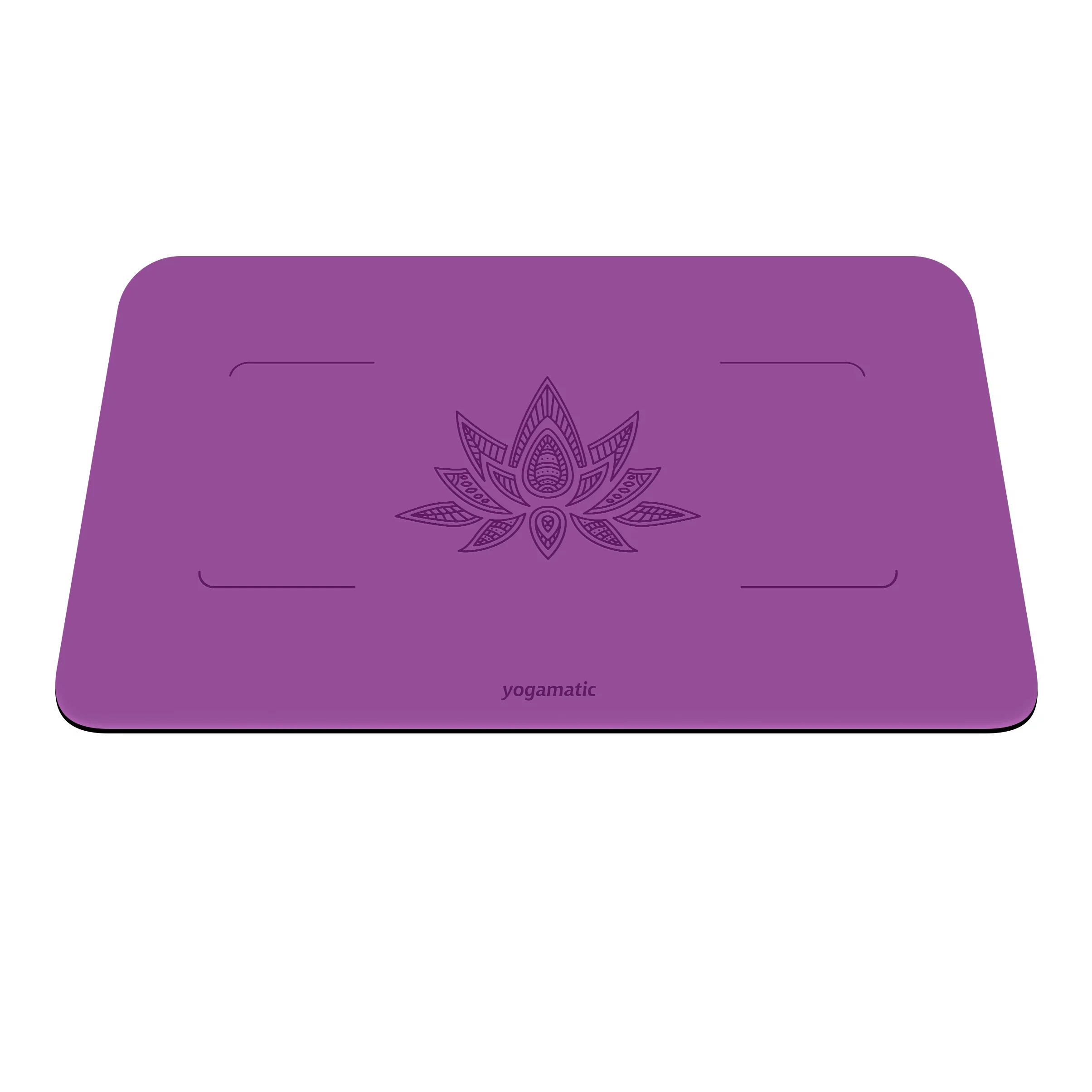 Мини коврик для йоги Art Yogamatic Yoga Pad Max Purple 68х45х0.4 см фиолетовый