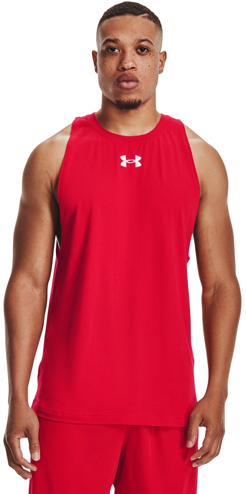 Майка мужская UNDER ARMOUR Baseline Cotton Tank красная LG Вьетнам красный