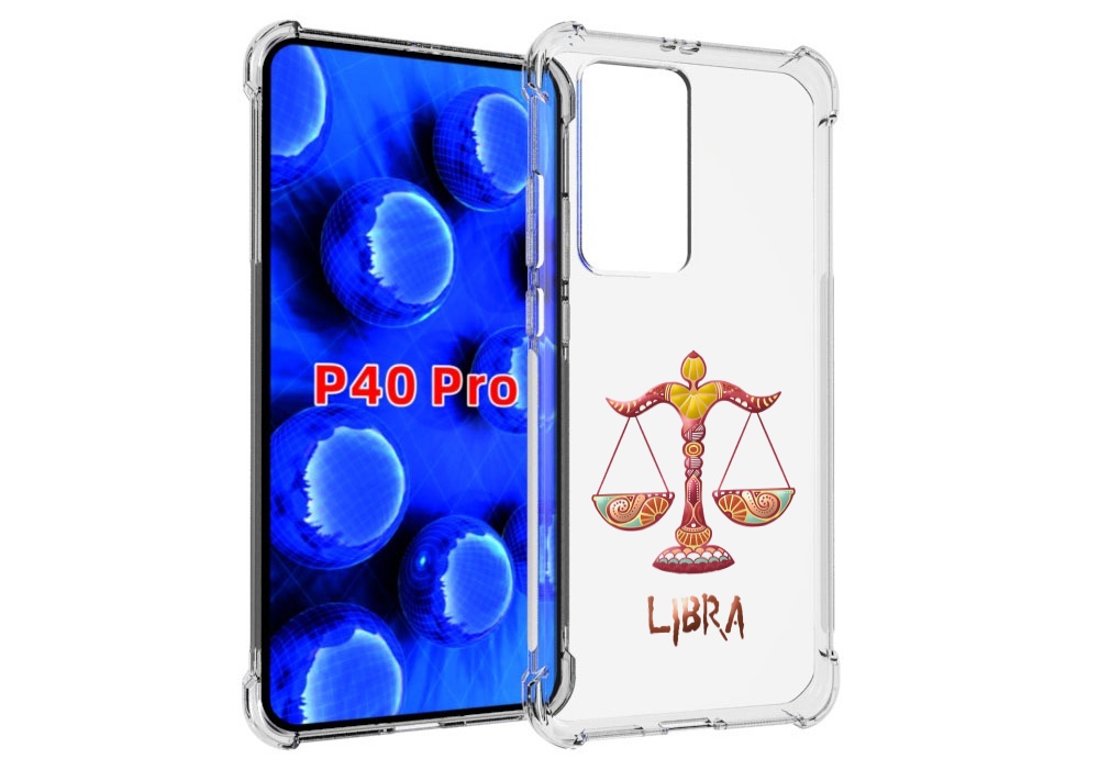 

Чехол MyPads знак-зодиака-весы-8 для Huawei P40 Pro противоударный, Прозрачный, Tocco