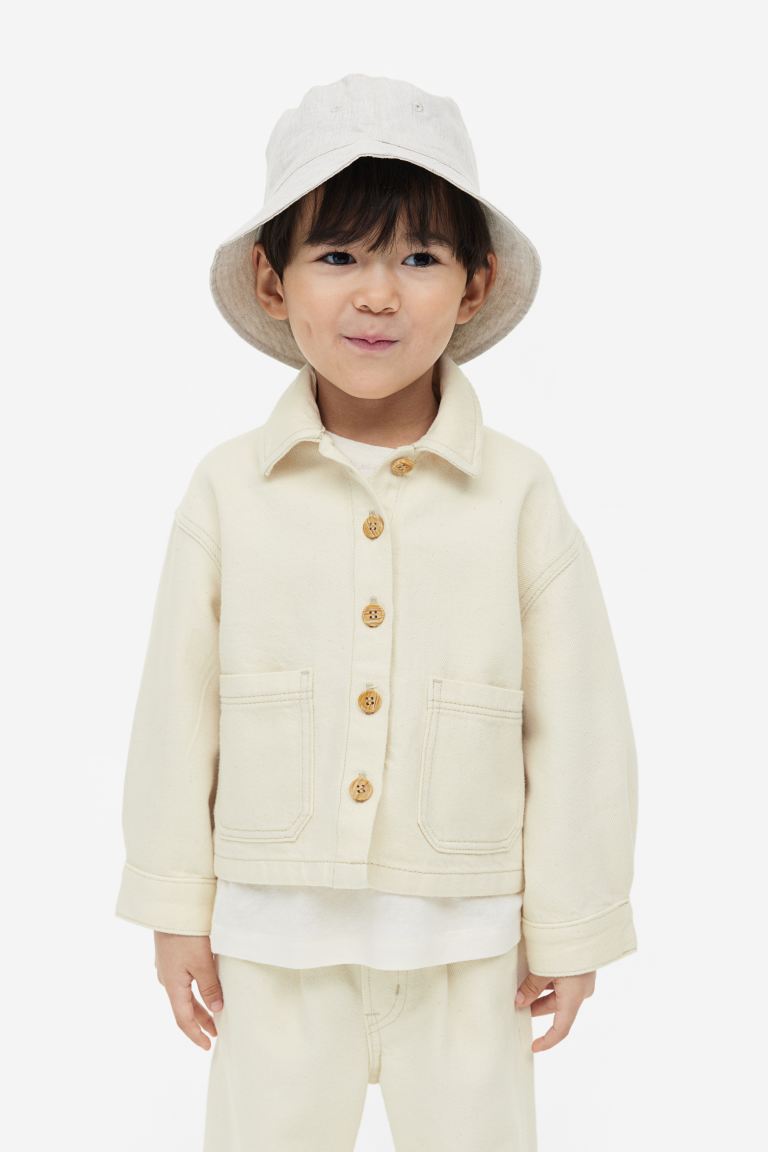 Рубашка детская H&M 1140532, цвет белый, размер 104 (доставка из-за рубежа)