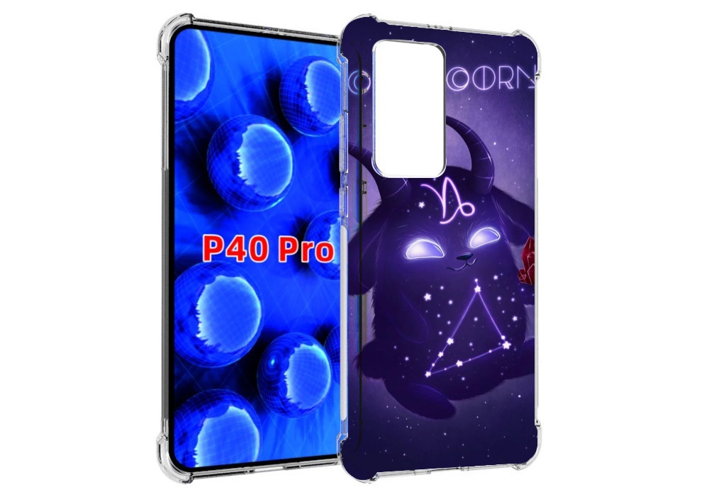 Чехол MyPads знак-зодиака-козерог-7 для Huawei P40 Pro противоударный