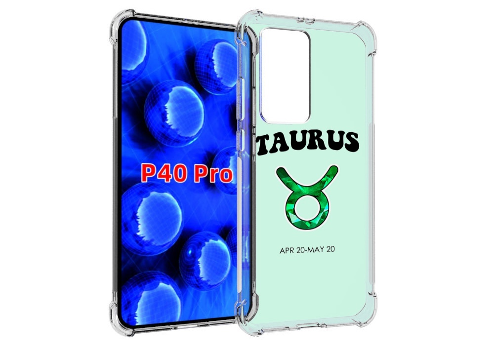 Чехол MyPads знак-зодиака-телец-1 для Huawei P40 Pro противоударный