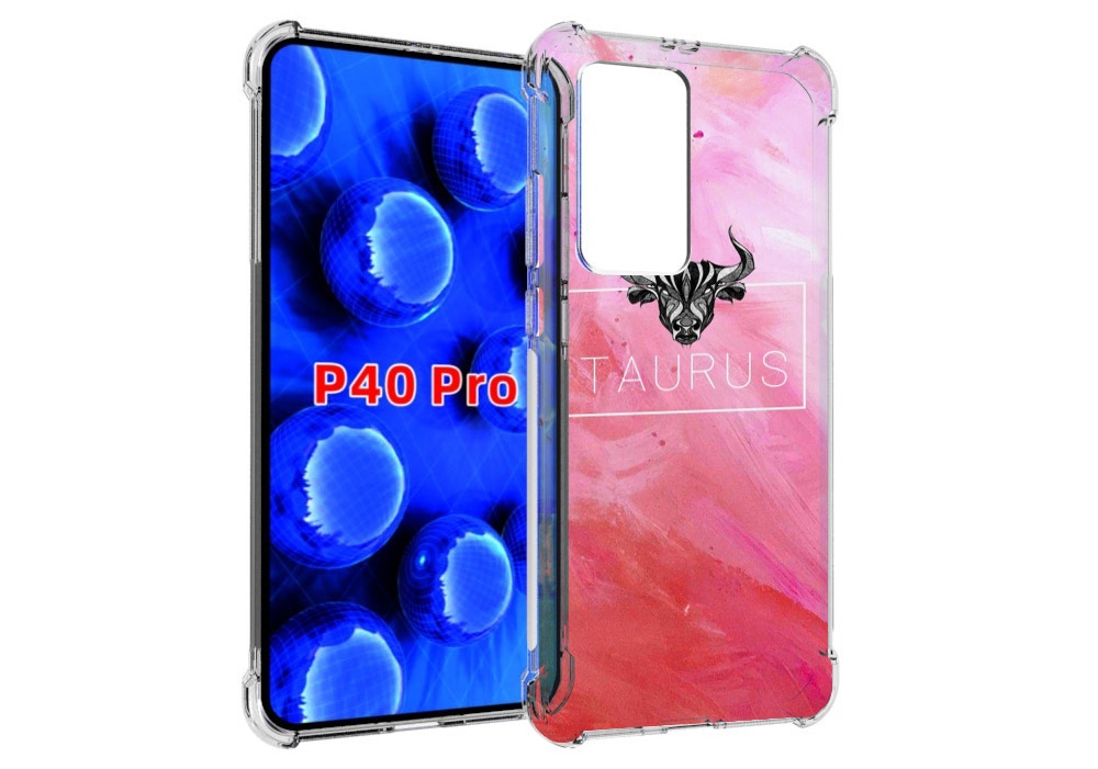 Чехол MyPads знак-зодиака-телец-3 для Huawei P40 Pro противоударный
