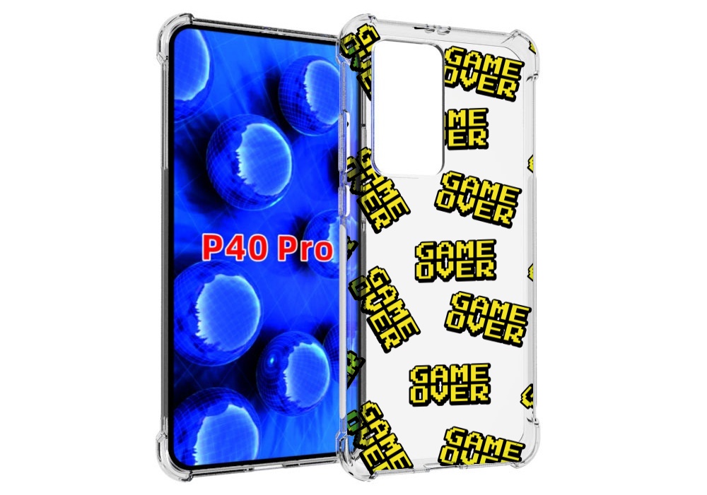 

Чехол MyPads игра-окончена для Huawei P40 Pro противоударный, Прозрачный, Tocco