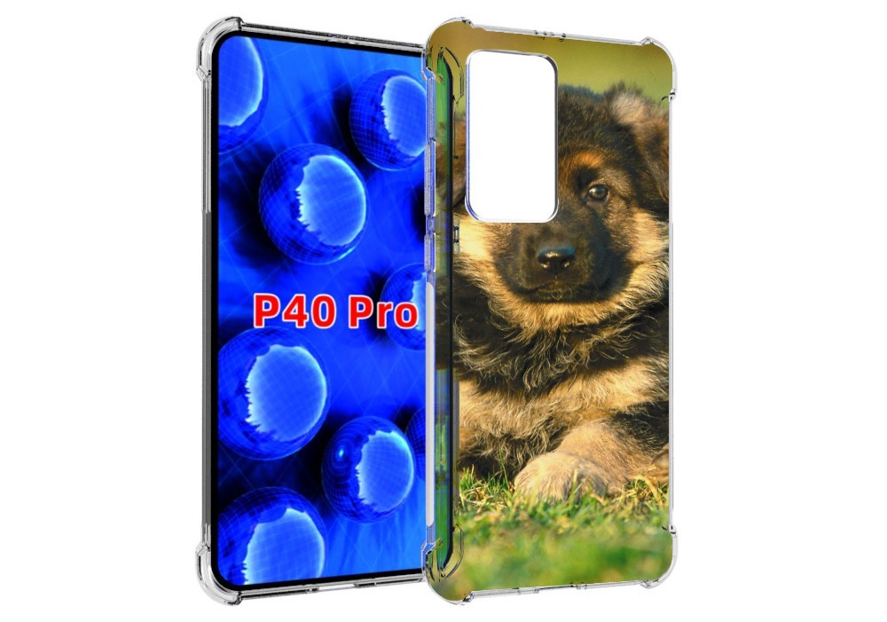 

Чехол MyPads кавказская овчарка для Huawei P40 Pro противоударный, Прозрачный, Tocco