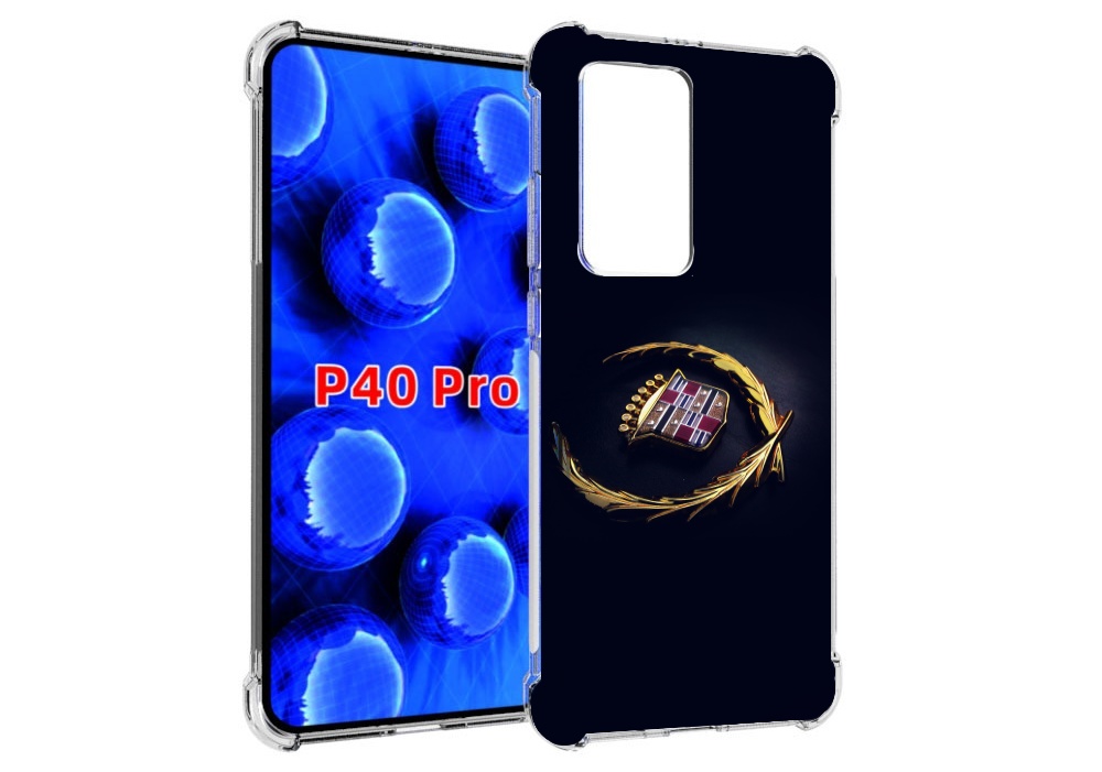 

Чехол MyPads кадилак cadillac 2 для Huawei P40 Pro противоударный, Прозрачный, Tocco