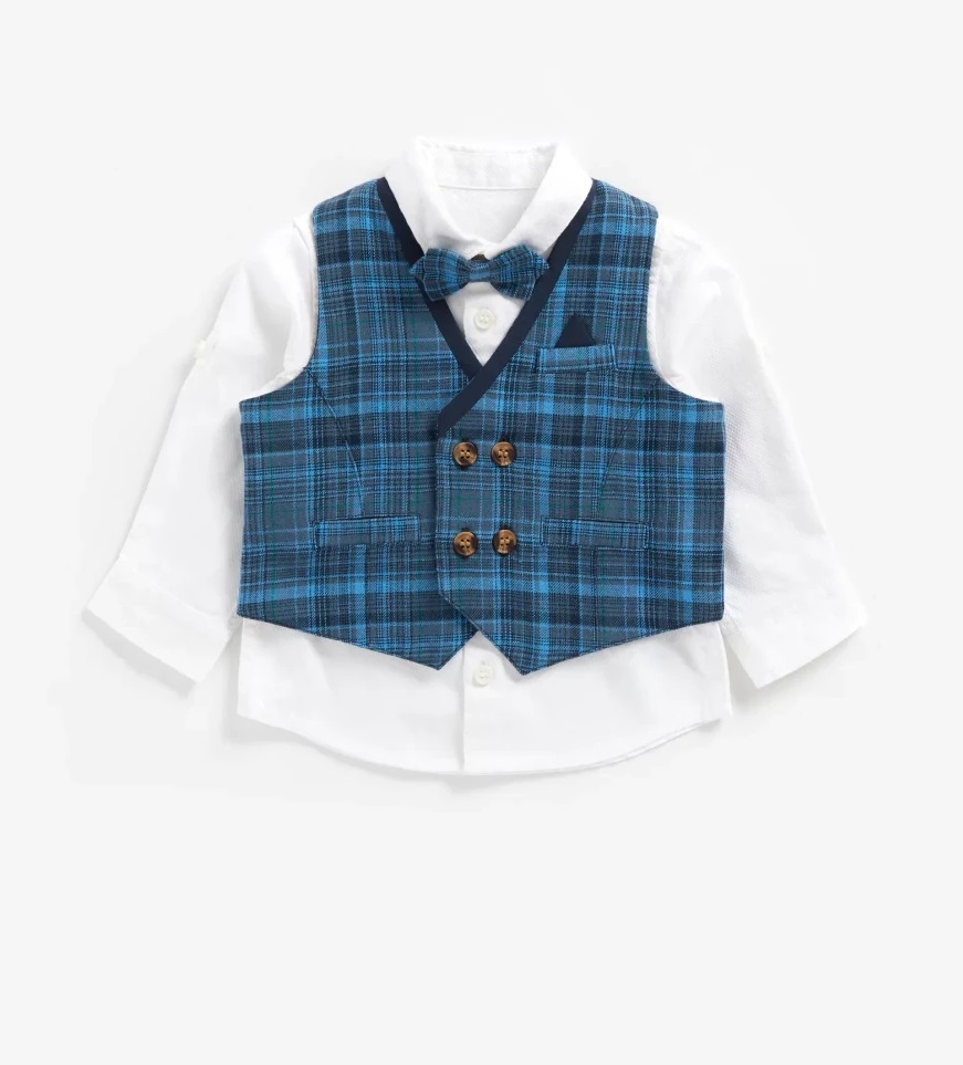 

Костюм повседневный Mothercare MC-ZC536, белый; синий, 98, MC-ZC536