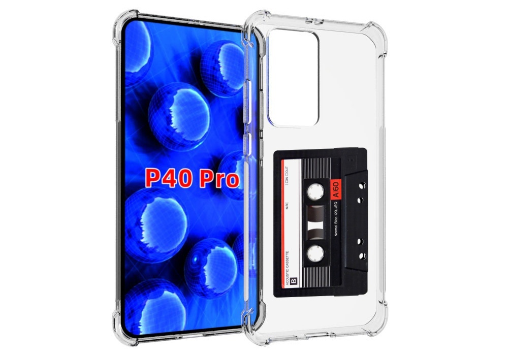 

Чехол MyPads касета для Huawei P40 Pro противоударный, Прозрачный, Tocco