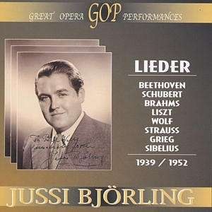 

BJORLING Sing Lieder and Song. 1939-1952, 2 CD