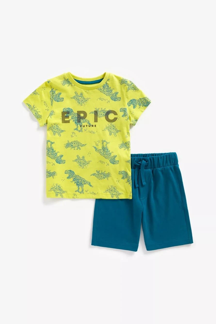 

Костюм повседневный Mothercare MC-BA630, желтый; бирюзовый, 122, MC-BA630