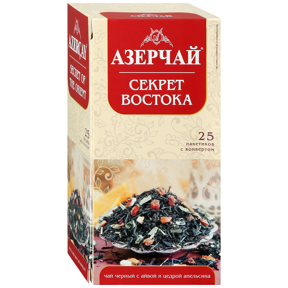 Чай черный Azercay Секрет востока в пакетиках 1,8 г х 25 шт