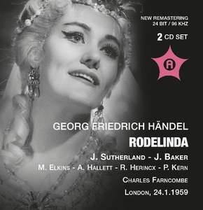 HANDEL. Rodelinda (Live- London 24 / 1 / 1959 - Baker / Sutherland / Hallet / Herincx)