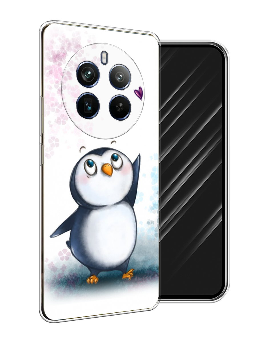 

Чехол Awog на Realme 12+ "Пингвин и сердечко", Белый, 2516350-1