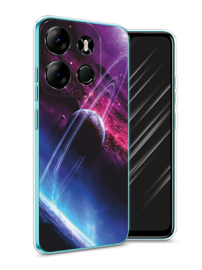 

Чехол Awog на Tecno Spark Go 2023"Космос 17", Черный;фиолетовый, 3103750-4