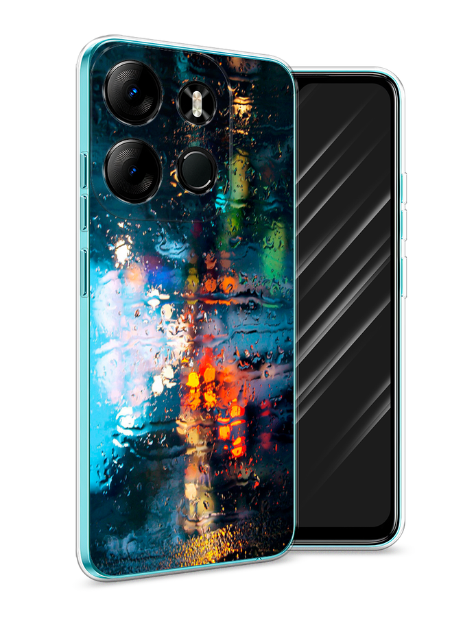 

Чехол Awog на Tecno Spark Go 2023"Абстракция 28", Голубой, 3103750-3