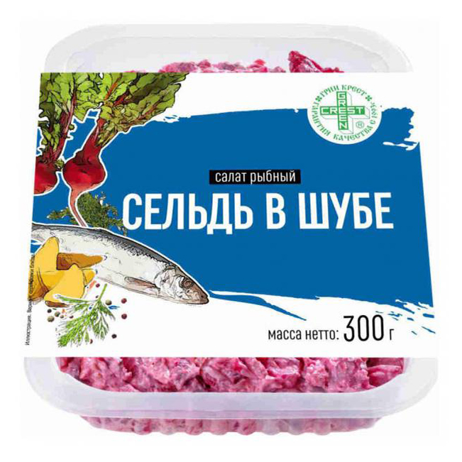 

Салат Грин Крест Сельдь в шубе 300 г